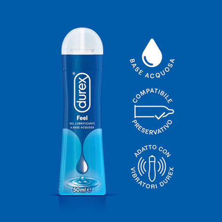 LUBRIFICANTE DUREX FEEL GEL 50 ML image not present