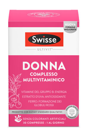 SWISSE MULTIVITAMINICO DONNA 30 COMPRESSE image not present