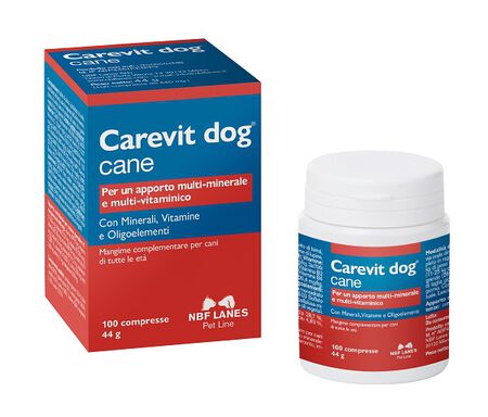 CAREVIT DOG FLACONE 100 COMPRESSE APPETIBILI image not present