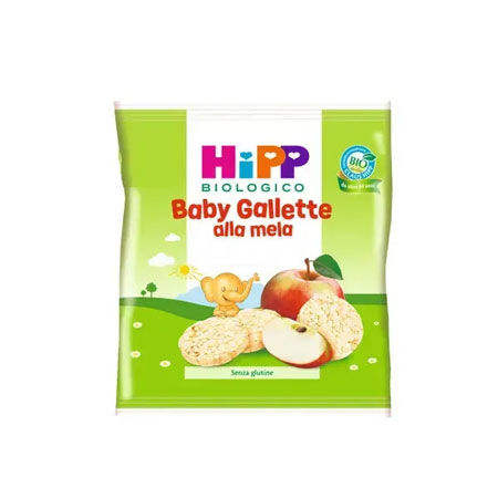 HIPP BABY GALLETTE DI RISO ALLA MELA 30 G image not present
