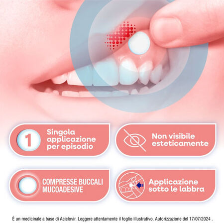 HERPMED LABIALE 2 compresse 50MG image not present