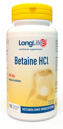 LONGLIFE BETAINE HCL 90 COMPRESSE image not present