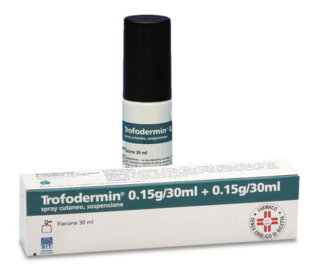 TROFODERMIN*spray cut 30 ml 5% + 5% image not present