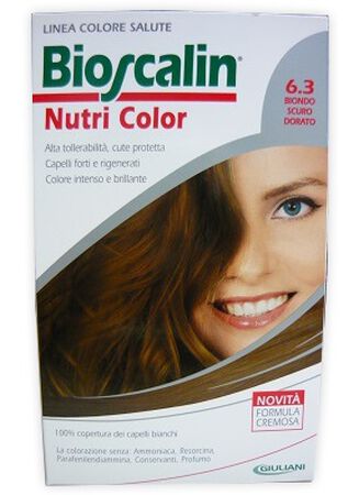 BIOSCALIN NUTRI COLOR 6,3 BIONDO SCURO DORATO SINCROB 124 ML image not present