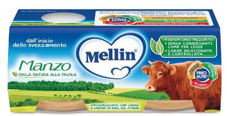 MELLIN OMOGENEIZZATO MANZO 2 X 80 G image not present