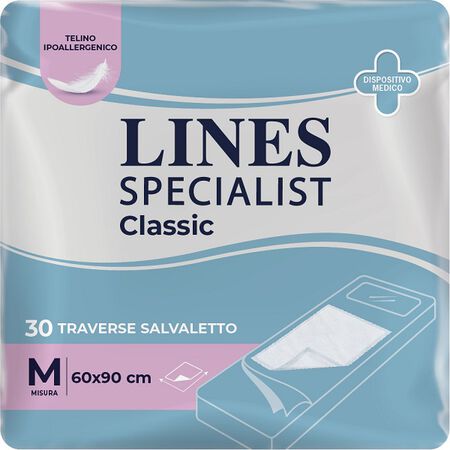 TRAVERSA ASSORBENTE LINES SPECIALIST CLASSIC MISURA 60X90 CM 30 PEZZI image not present