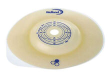 PLACCA PER COLOSTOMIA CONVESSA RITAGLIABILE AURUM2 DIAMETRO 13-25 MM FLANGIA 45 MM 5 PEZZI