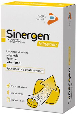 SINERGEN MINERALE LIMONE 20 COMPRESSE EFFERVESCENTI image not present