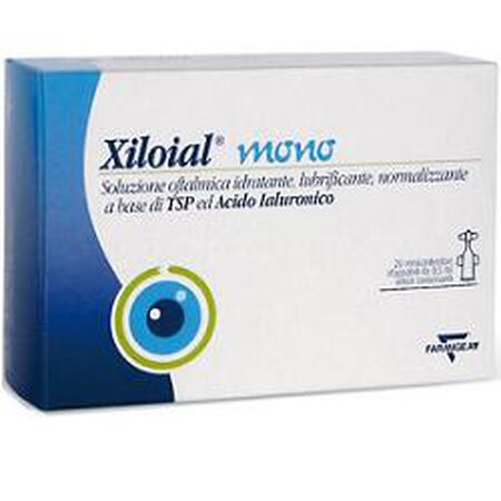 SOLUZIONE OFTALMICA IDRATANTE LUBRIFICANTE XILOIAL 20 MONODOSE DA 0,5ML image not present
