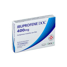 IBUPROFENE (DOC)*12 cpr riv 400 mg