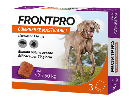 FRONTPRO*3 cpr mast 136 mg per cani da 25 a 50 kg image not present