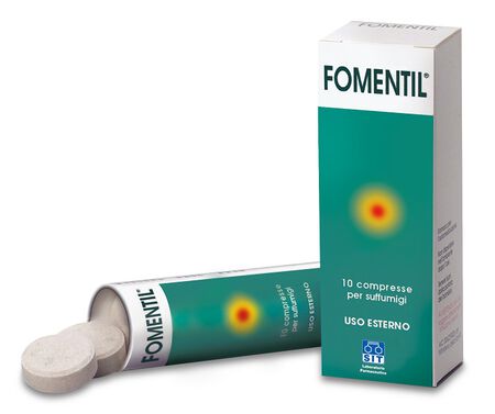 FOMENTIL 10 COMPRESSE X SUFFUMIGI image not present