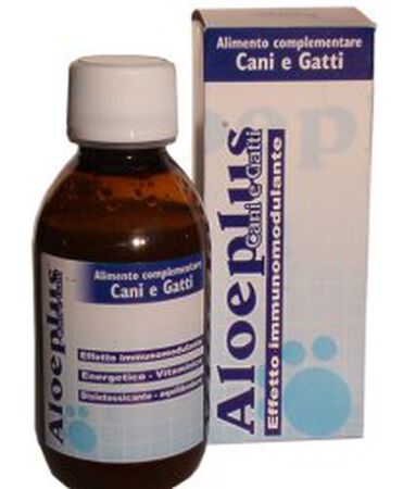 ALOEPLUS SCIROPPO 150 ML CANI image not present