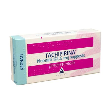 TACHIPIRINA*NEONATI 10 supp 62,5 mg image not present