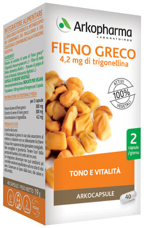 ARKOCAPSULE FIENO GRECO 40 CAPSULE image not present