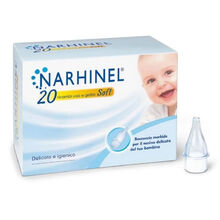 Narhinel Ricambi Usa e Getta Soft per Aspiratore Nasale 20pz