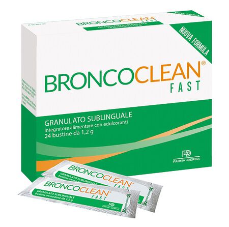 BRONCOCLEAN FAST GRANULATO SUBLINGUALE 24 BUSTINE image not present