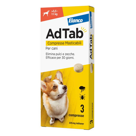 ADTAB 3 cpr masticabili 225 mg per cani da 5,5 a 11 Kg image not present
