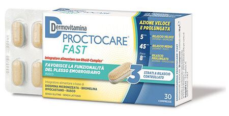 DERMOVITAMINA PROCTOCARE FAST 30 COMPRESSE image not present