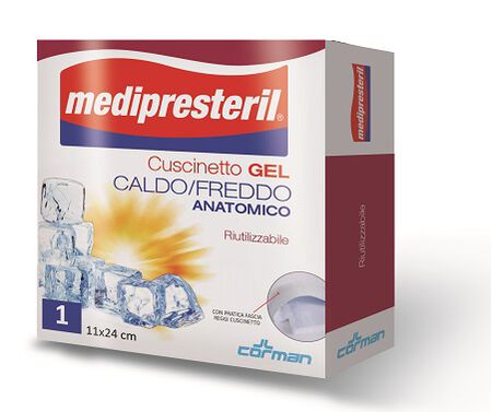MEDIPRESTERIL CUSCINETTO CALDO/FREDDO ANATOMICO 11X24CM RIUTILIZZABILE image not present
