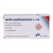 ACIDO ACETILSALICILICO (LFM)*20 cpr 500 mg