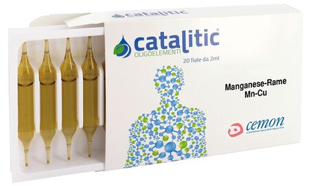 CATALITIC OLIGOELEMENTI MANGANESE RAME MN-CU 20 FIALE 2 ML image not present