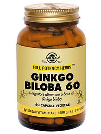 GINKGO BILOBA 60 60 CAPSULE VEGETALI image not present