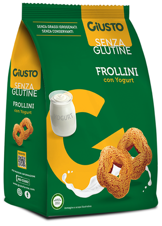 GIUSTO SENZA GLUTINE FROLLINI YOGURT 250 G image not present