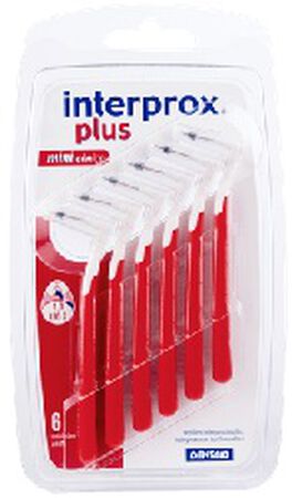 INTERPROX PLUS MINICONICO ROSSO 6 PEZZI image not present