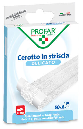 CEROTTO TESSUTO NON TESSUTO DELICATO 1 STRISCIA 50X6 CM PROFAR image not present