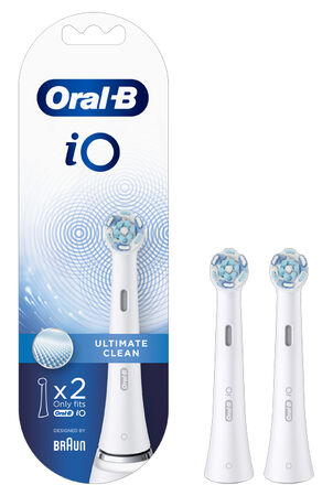 ORALB POWER REFILL IO ULTIMATE CLEAN WHITE 2 PEZZI image not present