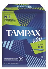 TAMPAX&GO SUPER 18 PEZZI