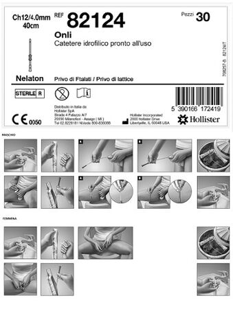 CATETERE IDROFILICO ONLI PRONTO ALL'USO 40 CM CH 12 30 PEZZI image not present