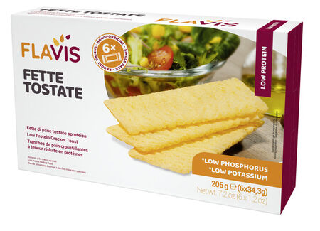 FLAVIS FETTE TOSTATE APROTEICHE 6 PORZIONI DA 34,3 G image not present