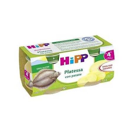 HIPP OMOGENEIZZATO PLATESSA CON PATATE 2X80 G image not present