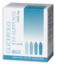 GLICEROLO (SELLA)*AD 50 supp 2.250 mg