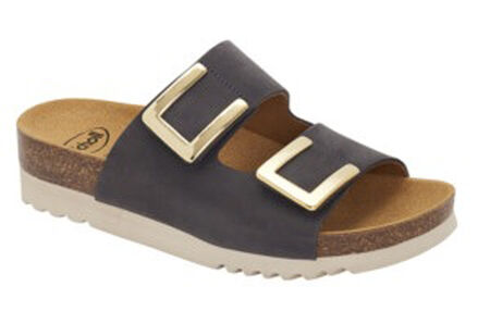 CALZATURA MONTEREY 2 STRAPS NUBUCK WOMAN ANTHRACITE TECNOLOGIA BIOPRINT MATERIALE NUBUCK FODERA TOMAIA MICROFIBRA FODERA SOTTOPIEDE MICROFIBRA 41 SS22 image not present