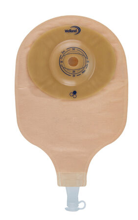 SACCA PER UROSTOMIA TRASPARENTE RITAGLIABILE AURUM PROFILE URO MIDI DIAMETRO 13-35 MM INIZIO CONVESSITA' 35 MM 10 PEZZI image not present