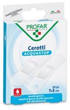 CEROTTO ACQUASTOP MEDI 7X2 CM PROFA 20 PEZZI