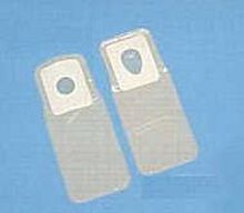 RACCOGLITORE PER URINA PEDIATRICO MODELLO FEMMINILE BABYRAC F IN PVC ANTIALLERGICO ADESIVO SILICONATO 1 PEZZO