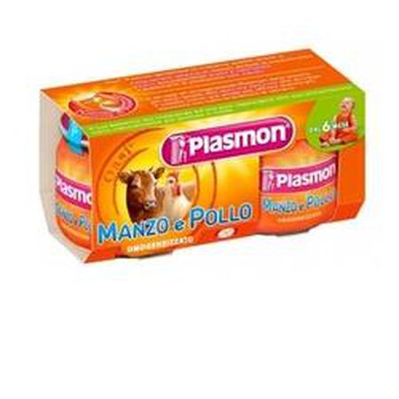 PLASMON OMOGENEIZZATO MANZO/POLLO 80 G X 2 PEZZI image not present