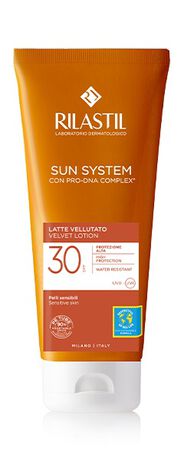 RILASTIL SUN SYSTEM PHOTO PROTECTION TERAPY LATTE VELLUTANTE SPF 30 200 ML image not present