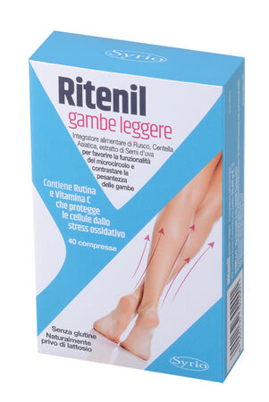 RITENIL GAMBE LEGGERE 40 COMPRESSE image not present