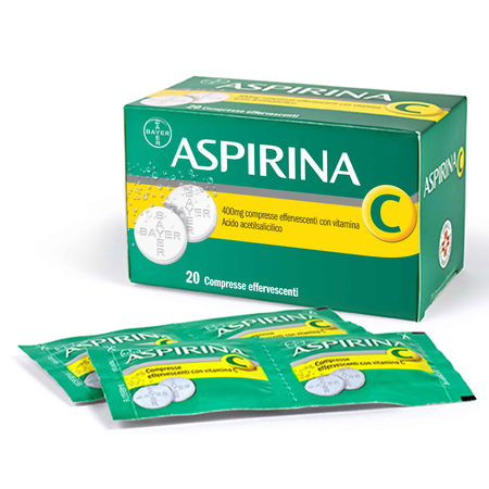 ASPIRINA C*20 cpr eff 400 mg + 240 mg image not present
