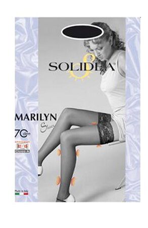 MARILYN 70 SHEER CALZA AUTOREGGENTE CAMEL 4 image not present