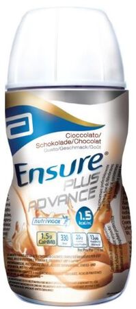 ENSURE PLUS ADVANCE CIOCCOLATO 4 BOTTIGLIE DA 220 ML image not present
