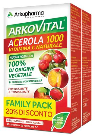 ARKOVITAL ACEROLA 1000 PACK FAMILY 60 COMPRESSE image not present