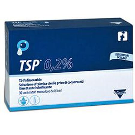 TSP 0,2% SOLUZIONE OFTALMICA UMETTANTE LUBRIFICANTE 30 FLACONCINI MONODOSE 0,5 ML image not present