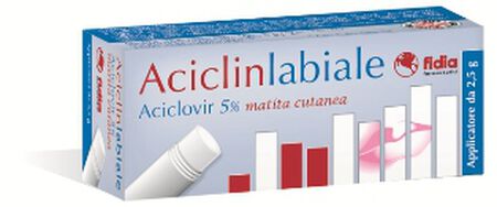 ACICLINLABIALE*matita cutanea 2,5 g 5% image not present