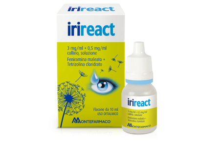 IRIREACT*collirio 1 flacone 10 ml 3 mg/ml + 0,5 mg/ml image not present